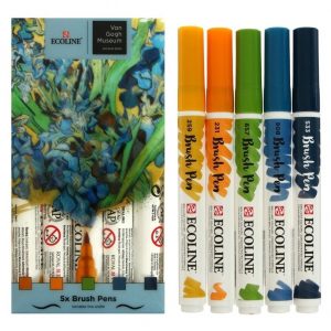Ecoline Set Van Gogh Museum X 5 Marcadores Pincel