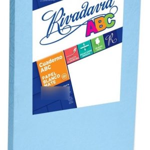 Cuaderno Rivadavia Abc Rayado Celeste X 48 Hojas 19x23.5 Cm
