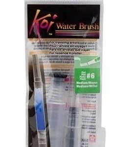 Pincel Waterbrush Mediano Plana 6 Sakura Koi