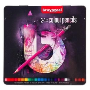 Lapices De Color Bruynzeel X 24 Libre De Gluten Caja Violeta