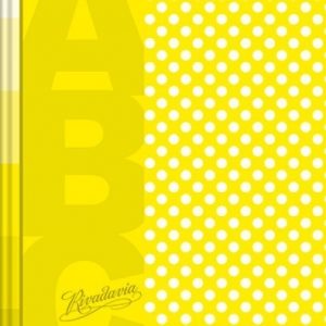 Cuaderno Rivadavia Abc Rayado Amaril Lunares X48 19x23.5 Cm