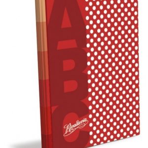 Cuaderno Rivadavia Abc Rayado Rojo Lunares X 48 Hojas