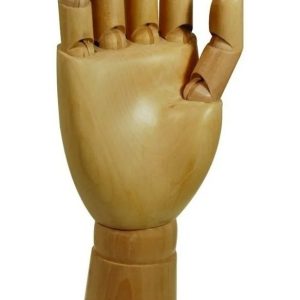 Mano Articulada De Madera Masculina Izquierda 30 Cm