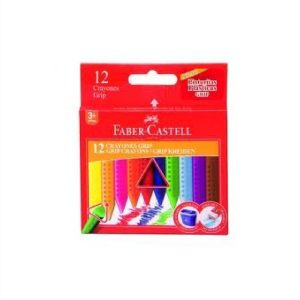 Crayones Grip Borrable X 12 Colores Faber