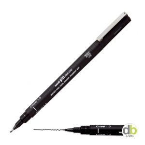 Uni Pin Cs1-200 Tinta Pigmentada Punta Chisel 1.0