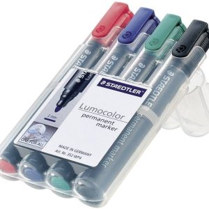 Marcadores Staedler Lumocolor Permanentes 352 X 4 Colores