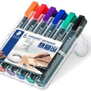 Marcadores Staedler Lumocolor Permanentes 352 X 6 Colores