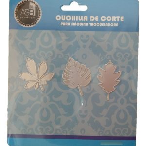Scrapbooking Troqueles Hojas De 5 Cm 3 Piezas