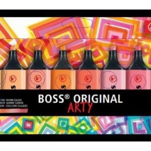 Set Stabilo Boss Original Arty Resaltadores Calidos X 10