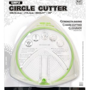 Cortador Cutter Circulos Circular 2.4 Cm - 15.3 Cm Morn Sun