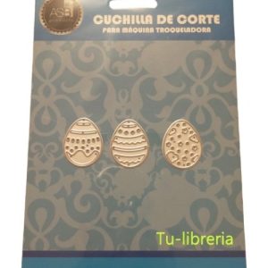 Scrapbooking Troqueles Huevo Pascua 26x32 3 Piezas