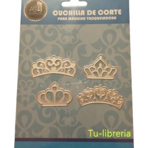 Scrapbooking Troqueles Coronas Caladas 4piezas