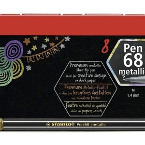 Stabilo Pen 68 Matilcas X 6 Caja Metalica