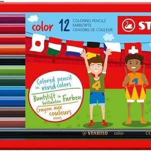 Lapices De Color Stabilo X 12 Caja Metalica