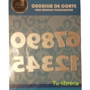Scrapbooking Troqueles Numeros Deco 46 X 49 Mm 10 Piezas