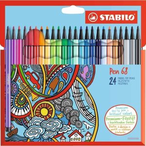 Marcadores Stabilo Pen 68 X 24 Unidades