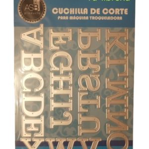 Scrapbooking Troqueles Abecedario 39x 40 Mm 23 Piezas