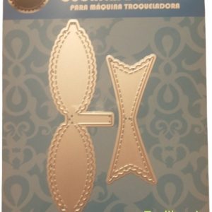 Scrapbooking Troqueles Moño 2 Piezas