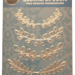 Scrapbooking Troqueles Set Ramitas 112x110 Mm 4 Piezas