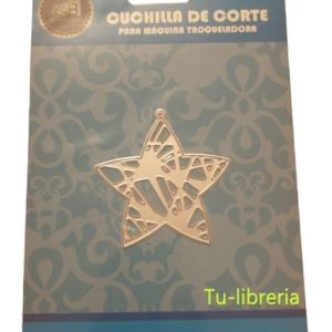 Scrapbooking Troqueles Estrella Navideña P/ Colgar 68x 68 Mm