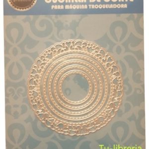 Scrapbooking Troqueles Blonda Calada 92x92 Mm 5 Piezas