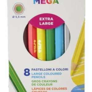 Vuelta Al Cole Lapices Colores Giotto Mega X 8