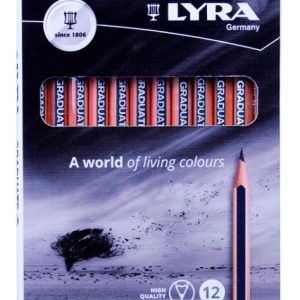 Lyra Graduate Grafito Set X 12 Lapices Caja Carton