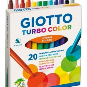 Marcador Giotto Turbo Color 20 Colores