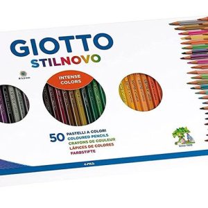 Lapices Giotto X 50 Colores Stilnovo Caja De Carton
