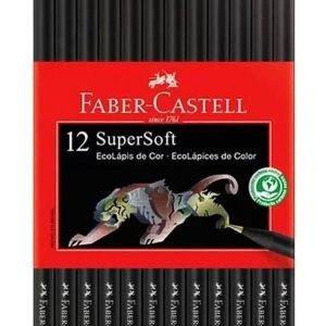 Set De 12 Lapices Faber Ecolapices Supersoft Metalicos