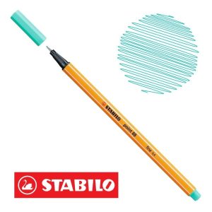 Stabilo Microfibra Point 88 X Unidad Color 13 Verde Hielo