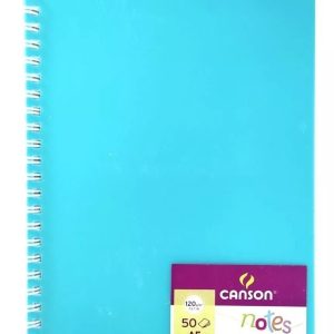 Cuaderno Canson Notes A5 148 X 210 Mm 120 Grs 50 Hjs Celeste