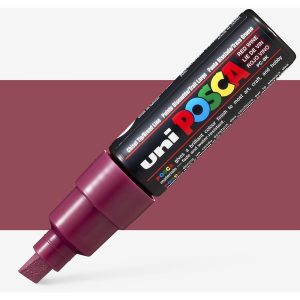 Uni Posca Marcador Pc-8k X Unidad Color Rojo Vino Color De La Tinta Rojo Vino