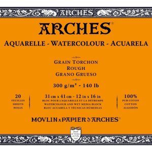 Canson Arches Block Acuarela 31x41 Cm 20 Hs 300 Grs Grueso