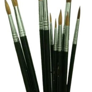 Set Pinceles X 12 Escolares Pagoda Origen China