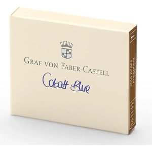 Cartuchos Graf Von Faber Castell Tinta Estilografica Azul X6
