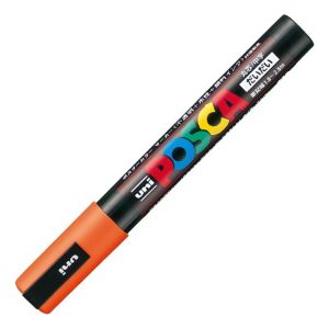Uni Posca Marcador Pc-5m X Unidad Color Naranja