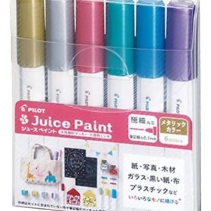 Marcadores Pilot Juice Paint Colores Metal 0.7 X 6 Unidades