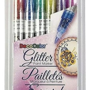 Marcadores Pintura X 6 Colores Glitter Marvy Uchida