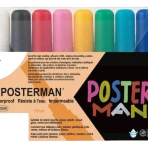 Marcadores Kuretake Posterman 15 Mm Set X 8 Colores