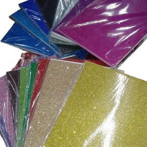 Goma Eva A4 C Glitter Autoadhesiva Pack Asb 2 Mm X 5 Hojas