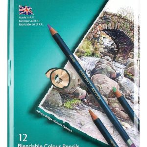 Lapices Artist Derwent Colores X 12 En Lata Tu-libreria