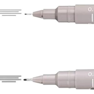 Uni Pin Light Grey Tinta Pigmentada 0,1 O 0.5 Mm X Unidad