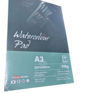 Block Papel Acuarela A3 300 Grs 20 Hjs Giorgione