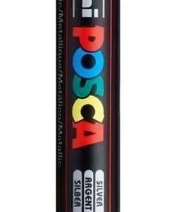Uni Posca Marcador Pc-3m X Unidad Color Plata