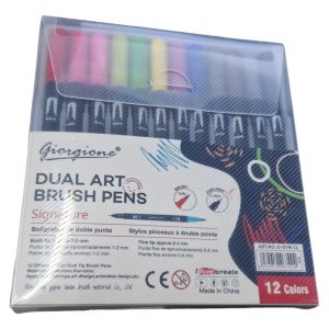 Marcadores X 12 Colores Dual Art Brush Pens Giorgione