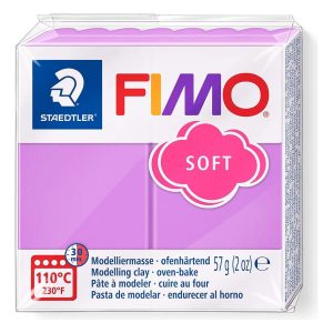 Fimo Soft Masa Moldeable Arcilla Polimerica X 56 Gramos Color 62 Lavanda
