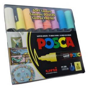 Marcador Uni Posca Soft Pc-5m X 8 Unidades Blister