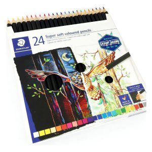 Set Lapices X 24 Colores Super Soft Staedtler