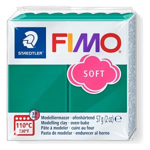 Fimo Soft Masa Moldeable Arcilla Polimerica X 56 Gramos Color 56 Esmeralda